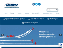 Tablet Screenshot of mantec.org
