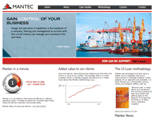 Tablet Screenshot of mantec.eu